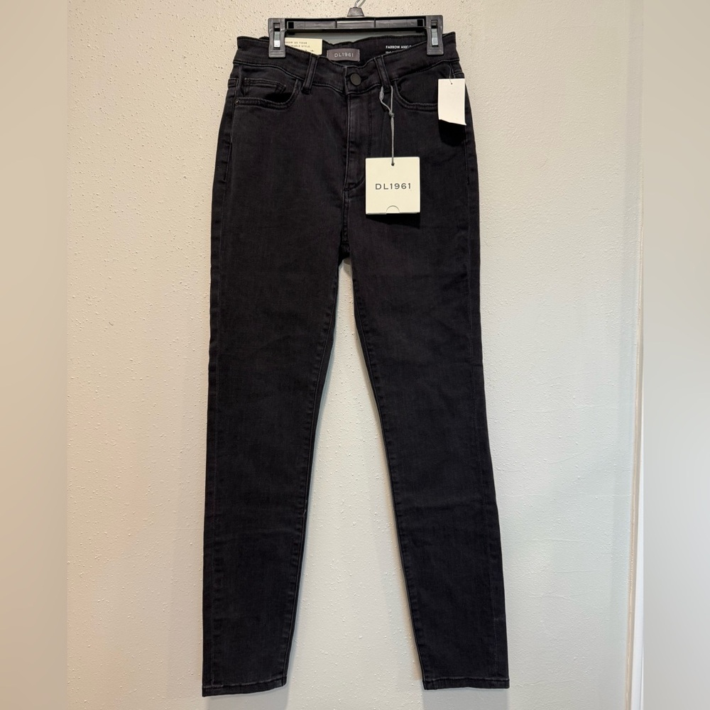 NWT DL1961 Farrow Ankle Dark Wash Denim High-Rise Skinny Jeans
